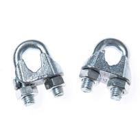 Lyno suspaudiklis Haushalt ZN, 2DD, cinkuota, metalas, Ø 1.4 cm, 2 vnt.