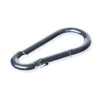 Karabinai Haushalt, cinkuota, metalas, 14 cm, Ø 1.2 cm