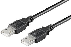 Kabelis MicroConnect USBAA01B USB, USB, 0.1 m, juoda sp.