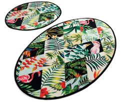 Vonios kilimėlių rinkinys Foutastic Patch 359CHL2345, įvairių spalvų, 100 cm x 60 cm