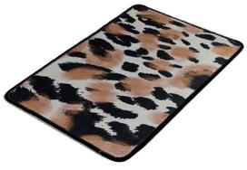 Vonios grindų kilimėlis Foutastic Leopard 359CHL1745, ruda sp./juoda sp., 60 cm x 40 cm