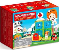 Magnetinis konstruktorius Magformers Town Set Hospital 717006, 22 vnt.