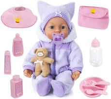 Lėlė - kūdikis Bayer Piccolina Magic Eyes 94694AA, 46 cm, įvairių spalvų