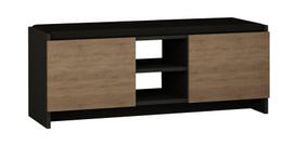 Suoliukas su batų lentyna Kalune Design Zulla, ruda sp./pilka sp., 37 cm x 110 cm x 43 cm