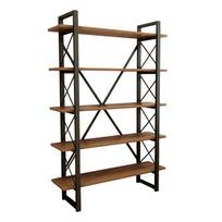 Pastatoma lentyna Kalune Design Nero Elit, ruda sp./juoda sp., 180 cm x 90 cm x 34 cm