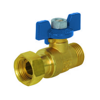 Ventilis Arco Mini, rutulinis, 1/2 colio - išorinis sriegis, 1/2 colio - veržlė