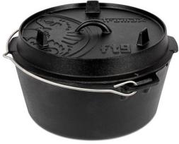Katilas Petromax Cast Iron Pot, ketus, 31.2 cm, 9 l, juoda sp., 2 vnt.