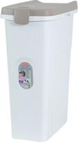 Dėžė gyvūnų ėdalui laikyti Stefanplast, 40 l, 45 x 27 x 61 cm, balta sp./pilka sp.