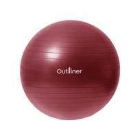 Gimnastikos kamuolys Outliner, raudona sp., 55 cm