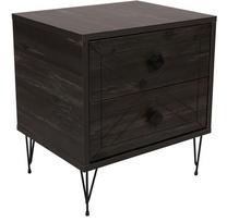 Naktinis staliukas Kalune Design Luna 854KLN3312, tamsiai ruda sp., 55 cm x 50 cm x 40 cm