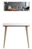 Konsolinis staliukas Kalune Design Venezia, balta sp., 80 cm x 32 cm x 84 cm