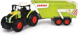 Žaislinis traktorius Simba Dickie Toys Claas Farm Tractor & Trailer 203739004, juoda sp./žalia sp.