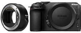 Sisteminis fotoaparatas Nikon Z 30 Body + FTZ II Adapter, juoda sp.