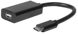 Adapteris MicroConnect USB-C to Mini DisplayPort USB3.1CMDPB USB-C male, Mini Display Port female, 0.2 m, juoda sp.