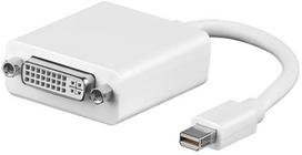 Adapteris MicroConnect Mini DisplayPort to DVI-I Mini DisplayPort male, DVI-I female, 0.15 m, balta sp.