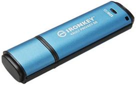 USB atmintinė Kingston IronKey Vault Privacy 50 IKVP50/64GB, mėlyna sp., 128GB
