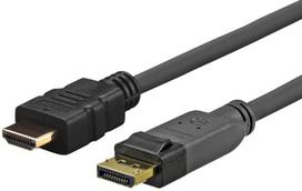 Kabelis Vivolink Pro 4K PRODPHDMI4K2 Displayport, HDMI, 1.5 m, juoda sp.