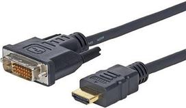 Kabelis Vivolink Pro PROHDMIDVI1.5 HDMI, DVI, 7.5 m, juoda sp.