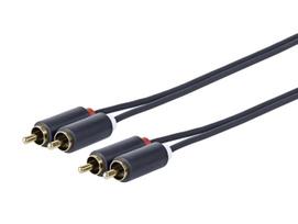 Kabelis Vivolink PRORCARCA15 2 x RCA, 2 x RCA, 5 m, juoda sp.