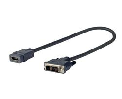 Kabelis Vivolink Pro PRODVIADAPHDMI DVI-M, HDMI female, 0.2 m, juoda sp.