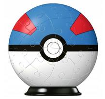 3D dėlionė Ravensburger Pokemon 11265, 7.5 cm x 7.5 cm, 54 vnt., mėlyna sp./balta sp./raudona sp.