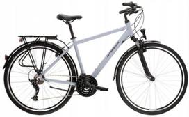 Dviratis miesto Kross Trans 1.0, 28 ", M rėmas, juoda sp./pilka sp.