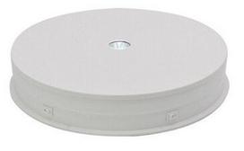 Stovas Puluz LED Rotating Turn-Table Display Stand White, 240 V, 30 cm