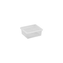 Daiktadėžė su dangčiu, įrankiams/daiktų saugojimo/žaislams Okko Basic Box 2291, 1.7 l, skaidri sp., 17 x 20.5 x 7.5 cm
