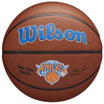 Krepšinio kamuolys Wilson Team Alliance New York Knick, 7 dydis, mėlyna sp./ruda sp./balta sp.