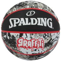 Krepšinio kamuolys Spalding Graffiti 84378Z, 7 dydis, juoda sp.