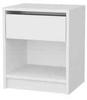 Naktinis staliukas Kalune Design Sheridan 322RTC1613, balta sp., 52.8 cm x 44.6 cm x 35.9 cm