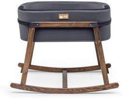 Kūdikių lopšys Kalune Design Hier 676HDS1118 90 x 58 cm, juoda sp./riešuto sp.