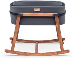 Kūdikių lopšys Kalune Design Hier 676HDS1116 90 x 58 cm, ruda sp./juoda sp.