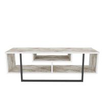 TV staliukas Kalune Design Asal 120, ruda sp./balta sp./juoda sp., 35.2 cm x 120 cm x 40.2 cm