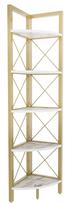 Pastatoma lentyna Kalune Design Remo 322RTC1108, aukso sp./balta sp., 160 cm x 30.5 cm x 33 cm