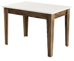 Stalas Kalune Design Kiev 508, kreminė sp./riešuto sp., 72 cm x 110 cm x 75 cm