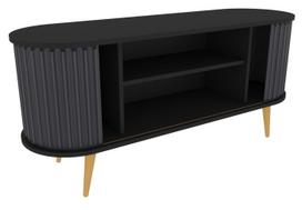 TV staliukas Kalune Design Stor, antracito sp./juoda sp., 140 cm x 43 cm x 64 cm