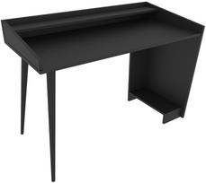 Rašomasis stalas Kalune Design Vanessa 322RTC1314, 121.8 cm x 59 cm, 88.3 cm, juoda sp.