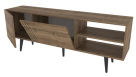 TV staliukas Kalune Design Ronas, riešuto sp., 160 cm x 35 cm x 38.6 cm