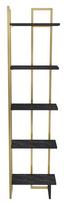 Pastatoma lentyna Kalune Design Alice 322RTC1178, aukso sp./juoda sp., 180 cm x 21.6 cm x 45.2 cm