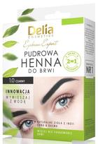 Antakių ir blakstienų dažai Delia Cosmetics Eyebrow Expert Powder Henna, 4 g, juoda sp. 1.0 black