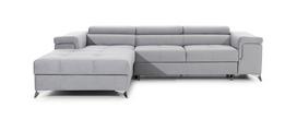 Kampinė sofa Ricardo Monolith 84, pilka sp., kairinė, 205 x 280 cm x 90 cm