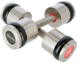 Svarmenų rinkinys HMS Chrome Dumbbells, 2 x 9 kg