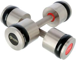 Svarmenų rinkinys HMS Chrome Dumbbells, 2 x 10 kg