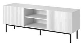 TV staliukas Cama Meble Pafos, balta sp., 150 cm x 40 cm x 60 cm