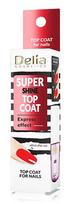 Nagų priežiūros priemonė Delia Cosmetics Super Shine Top Coat, 11 ml