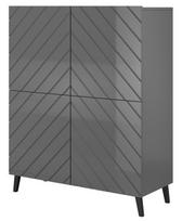 Spintelė Cama Meble Abeto, grafito sp., 100.5 cm x 40 cm x 121.5 cm