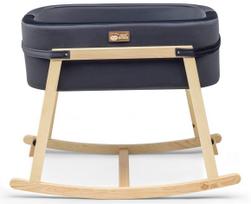Kūdikių lopšys Kalune Design Hier Cradle 90 x 58 cm, juoda sp./medžio sp.