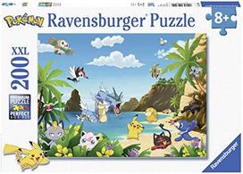 Dėlionė Ravensburger Pokemon 12840, 36 cm x 49 cm, 200 vnt., įvairių spalvų