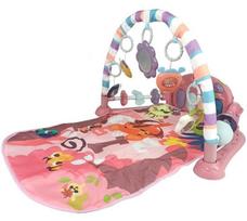 Aktyvumo kilimėlis Lean Toys Baby Fitness Blanket LT8490, 72 cm x 48 cm, rožinė sp.